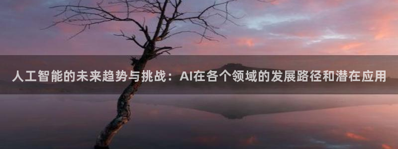 人工智能的未来趋势与挑战：AI在各个领域的发展路径和潜在应用