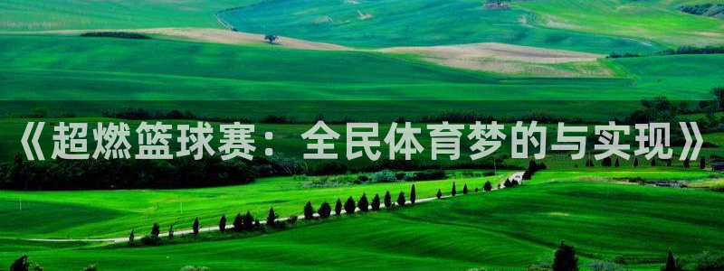 《超燃篮球赛：全民体育梦的与实现》