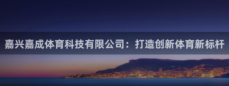 嘉兴嘉成体育科技有限公司：打造创新体育新标杆